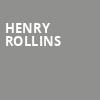 Henry Rollins, The Senate, Columbia